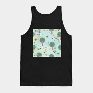 Forest Pattern Tank Top